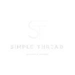 Simple Thread Logo White